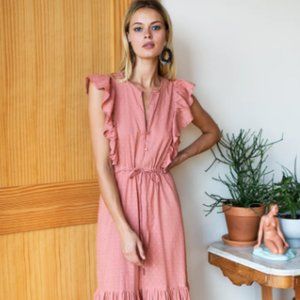 Emerson Fry Chandra Dress Size Small Muted Clay